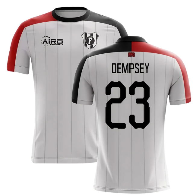 Fulham Home Football Shirt 2025-20 - Dempsey 23 L M S