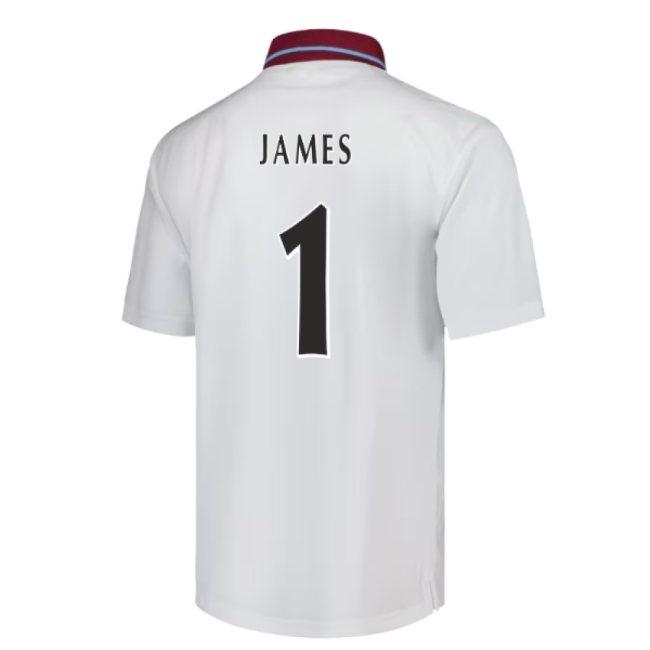 Performance Aston Villa Official 2000 Away Vintage Jersey James 1