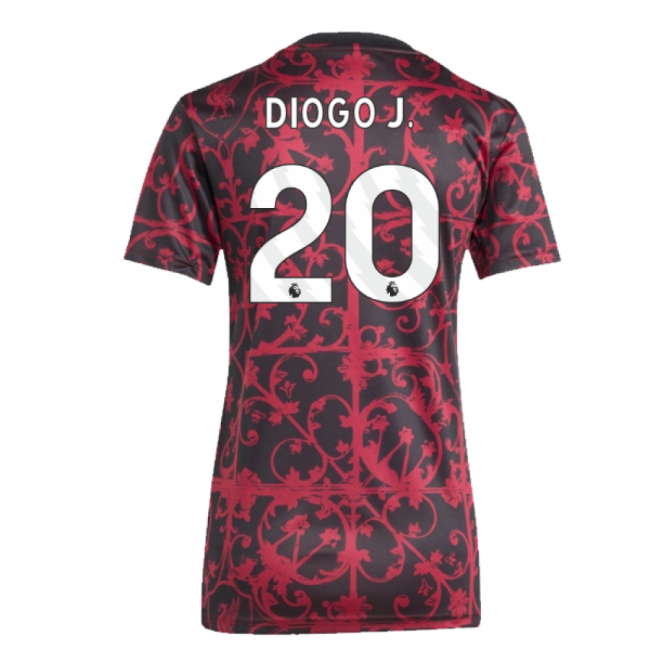 Stylish Liverpool Womens Jersey Diogo J. 2025-2026 Dri-fit