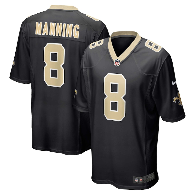 None Archie Manning NO Saints Sleek Authentic Jersey Football Apparel