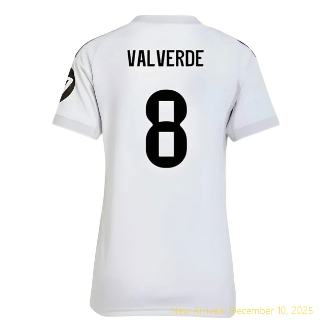 2025-2026 RM Shirt - Home Edition - Durable (Valverde 8) - Womens...