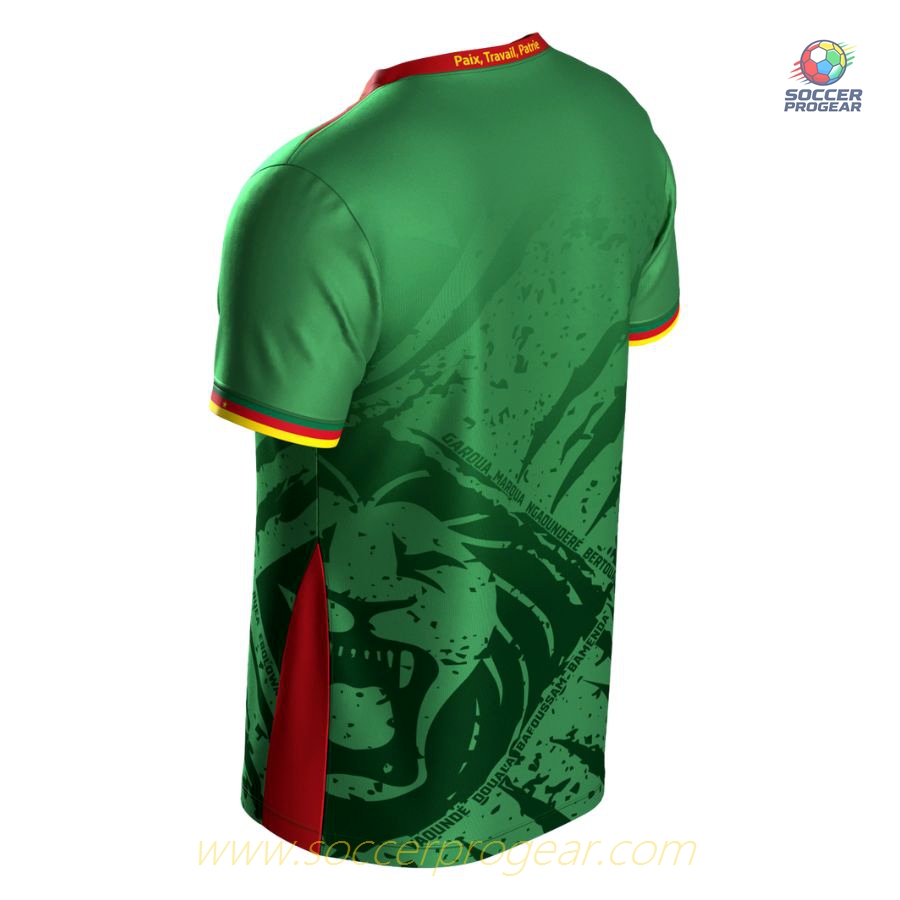 Cameroon Home Team Football Jersey 2025 Season 2026