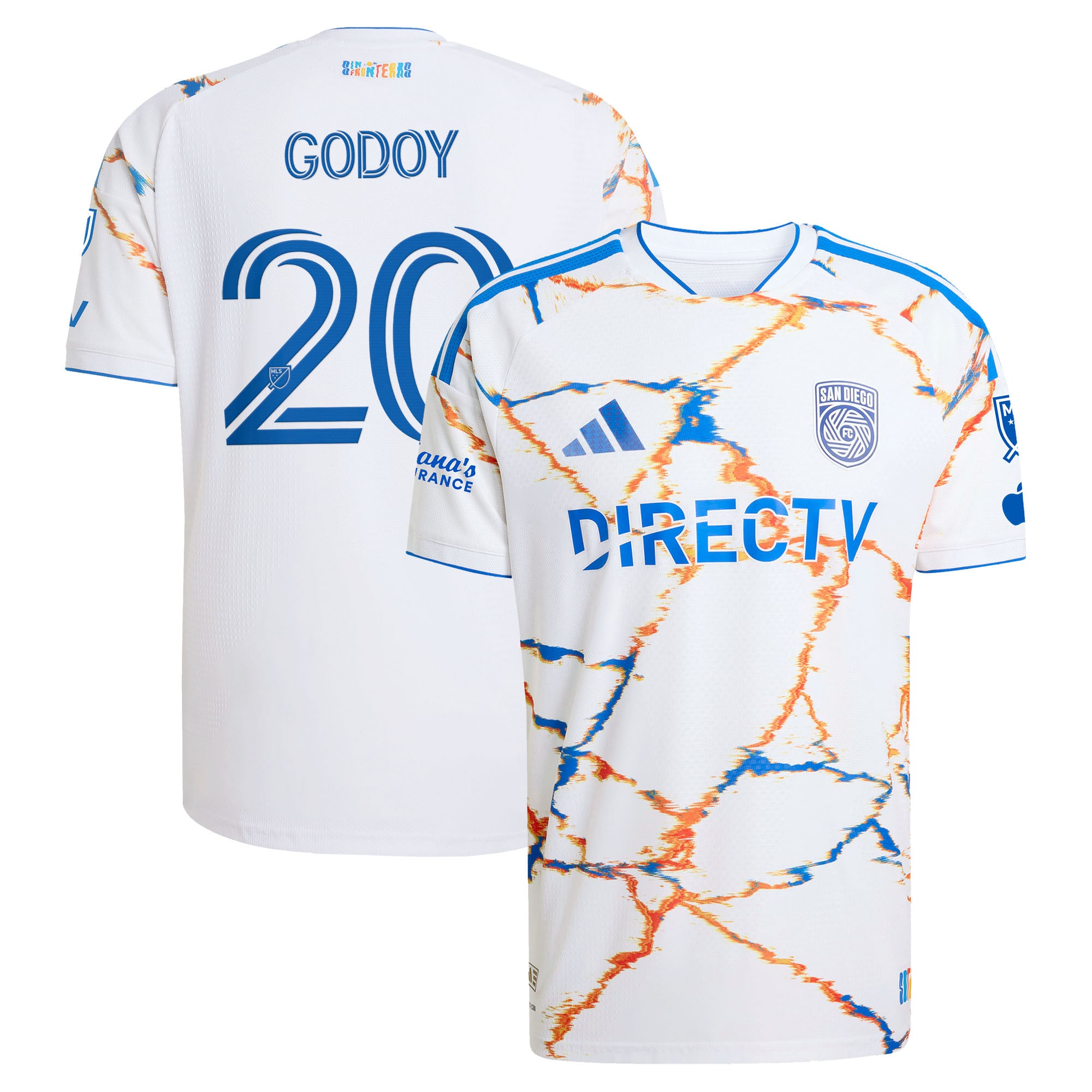 [SJH] Anibal Godoy San Diego FC 2026 Unprecedented Unity Kit On-Field Authentic Patch Jersey - White