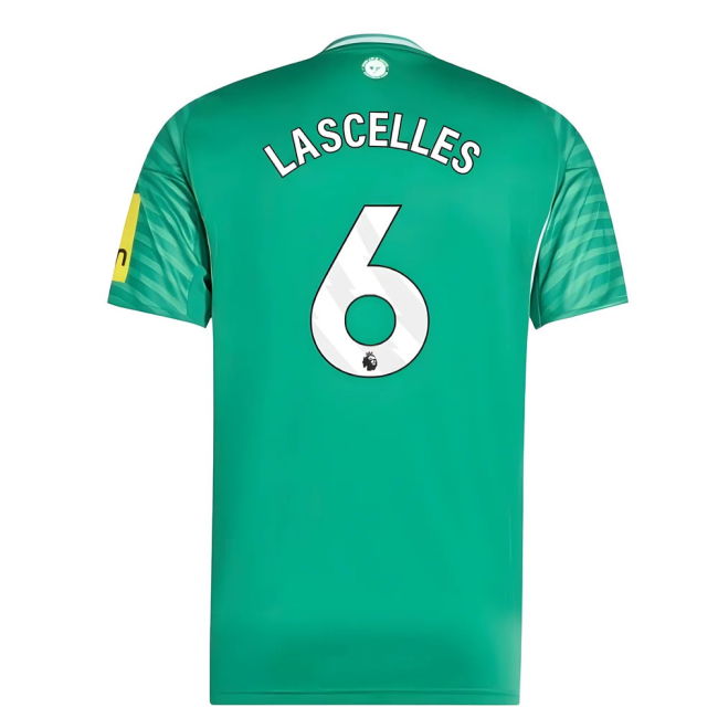 2025-20 Newcastle Official Away Football Kit Lascelles #6 L S