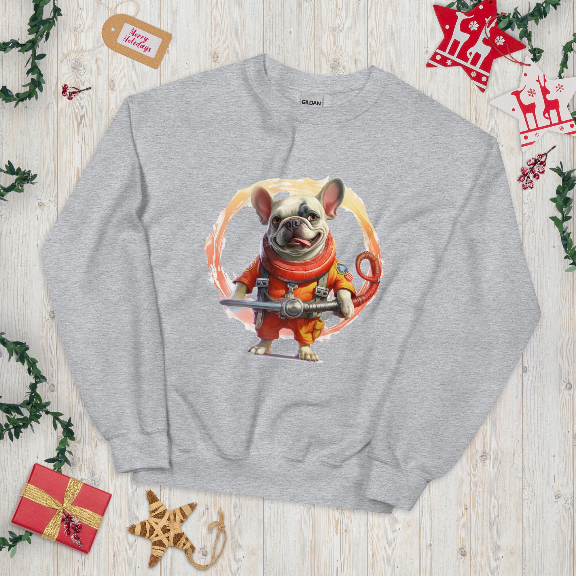 Firefighter Inspired Crew Neck Sweatshirt Everyday Use | Durable Build