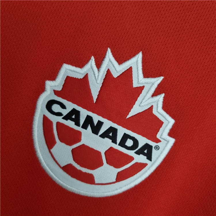 Canada World Cup 2022 Home Red Soccer Jersey Soccer Shirt - World Cup