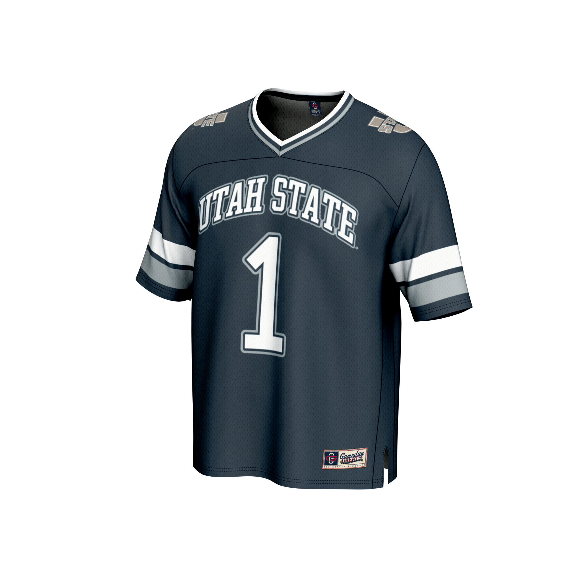 #1 Utah State Aggies GameDay Greats Youth Collegiate Football Fashion 2026 Season Football Jersey - Navy