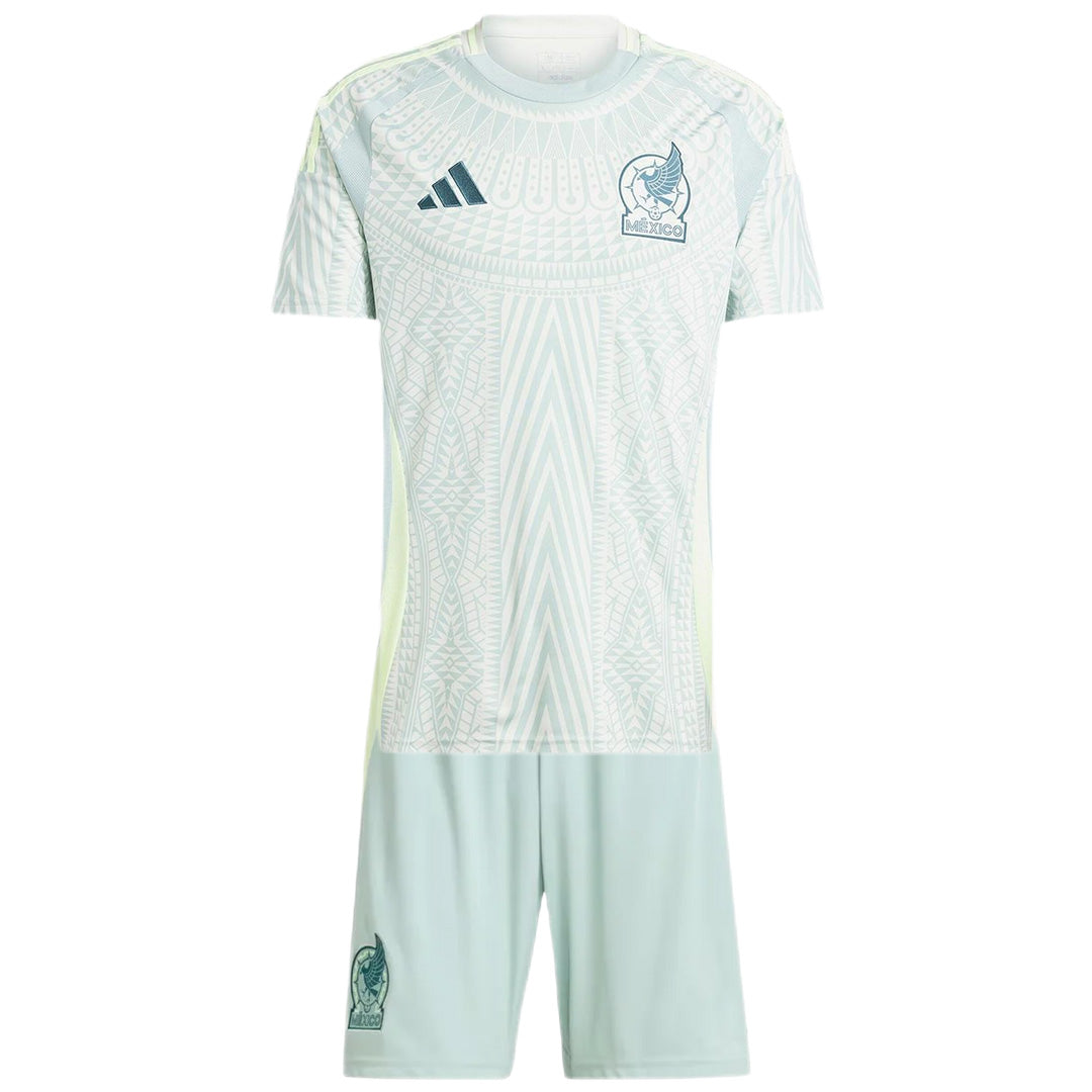 Kid's Mexico Away Jerseys Kit(Jersey+Shorts) Copa Am¨¦rica 2024Authent