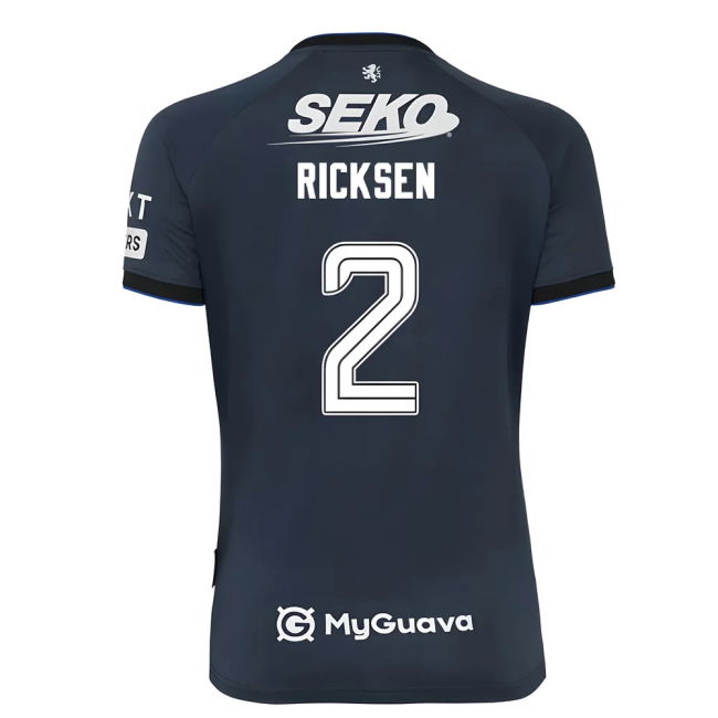 Professional 2025-2026 Rangers Third Third Ricksen 2 With Classic