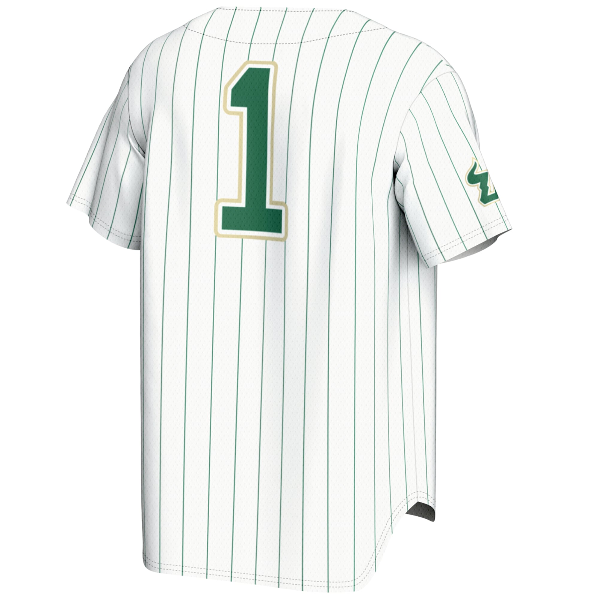 #1 South Florida Bulls GameDay Greats Lightweight Baseball Fashion Jersey - White
