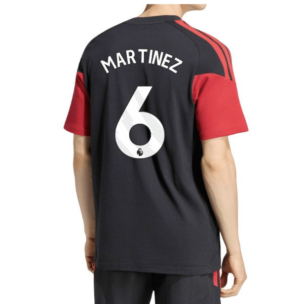 [DDJ] 2026-2027 Man Utd Tiro Training Tee (Black) (Martinez 6)