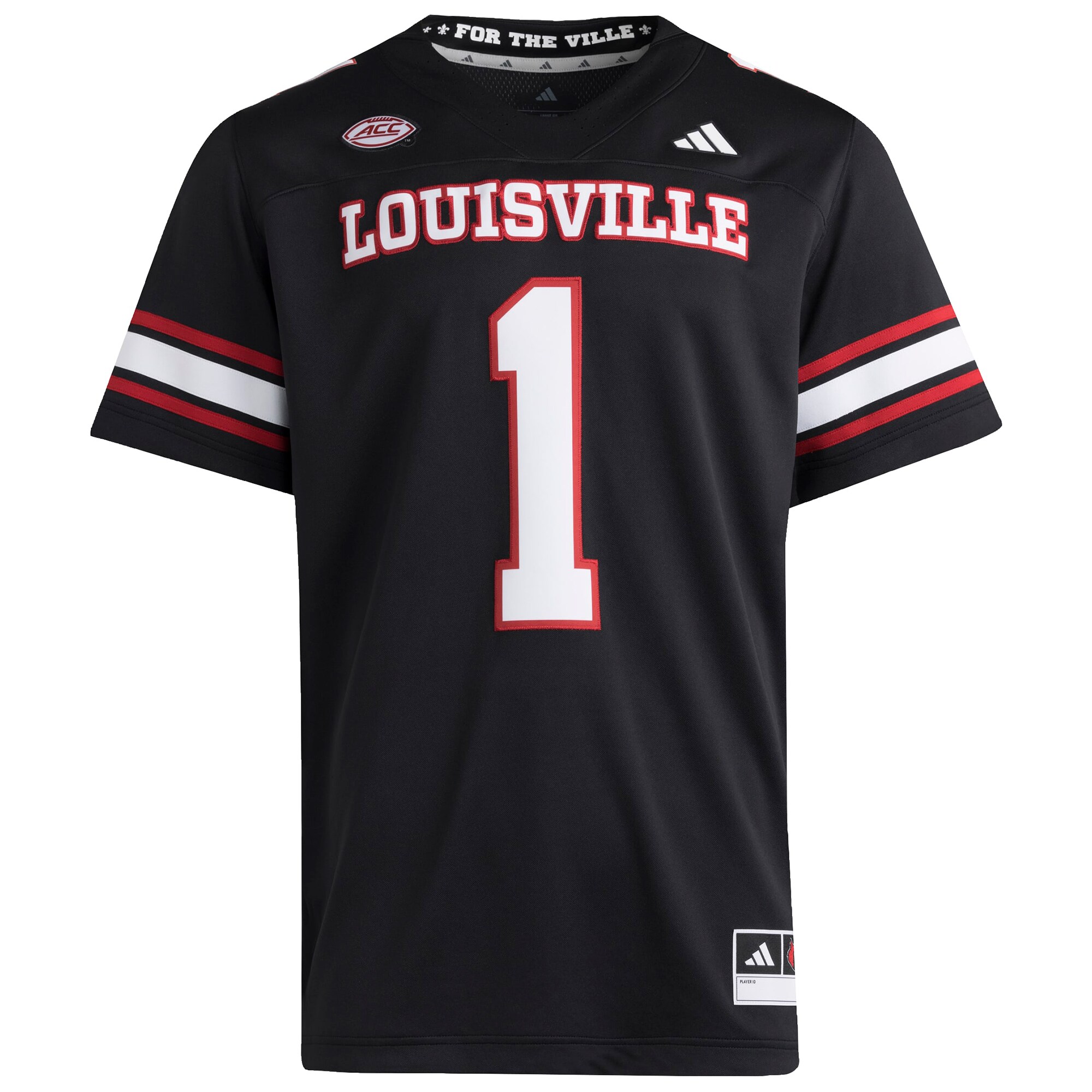 [DDG] Louisville Cardinals Premier Strategy Jersey - Black