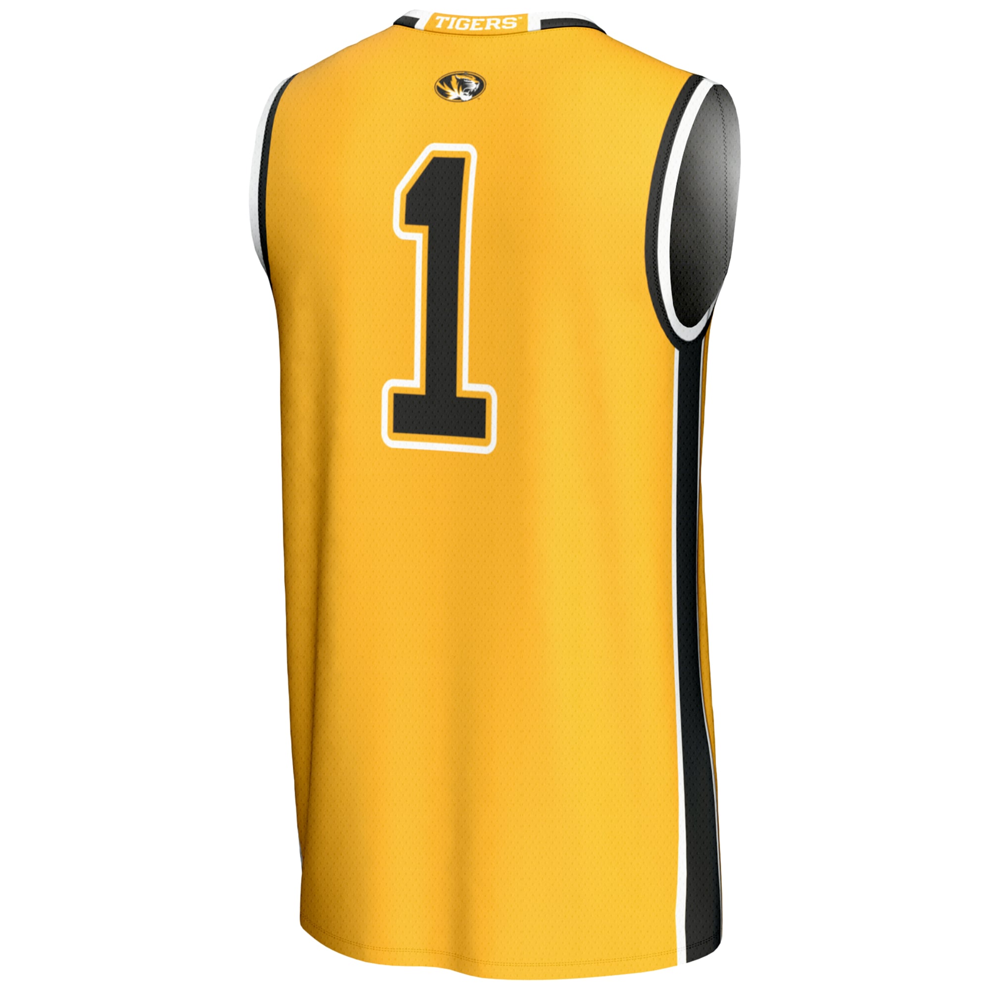 #1 Missouri Tigers GameDay Greats Unisex Lightweight Basketball Jersey - Gold