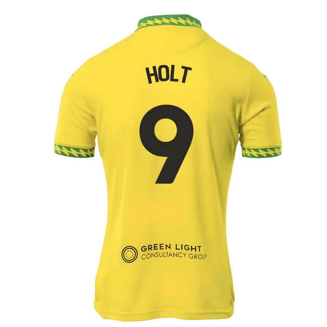 2025-2026 Norwich City Home Top (Holt 9)