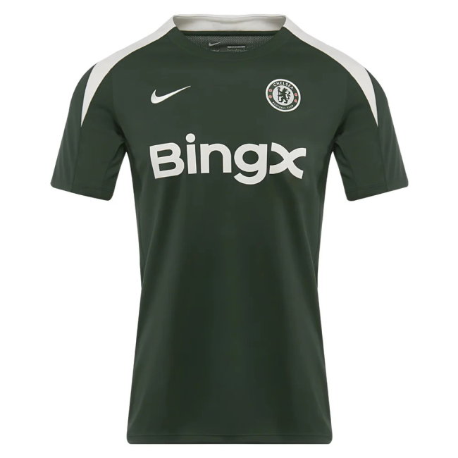 2025-2026 Chelsea Dri-Fit Strike Training Shirt (Green) (Hato 21)