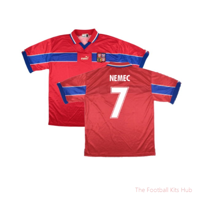 Czech Republic 1998-00 Home Shirt (XL) (Good) (Nemec 7)