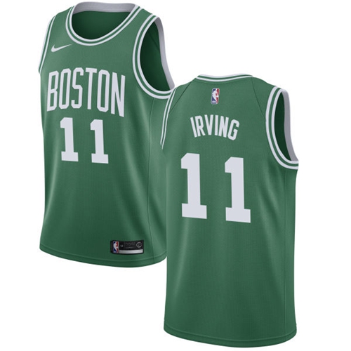 Elite Celtics NBA Swingman Jersey #11 Kyrie Irving 2024 Icon - Green