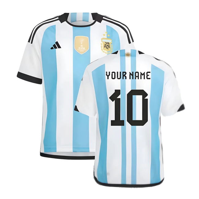 Updated Breathable Argentina Home Team Kit (Kids)