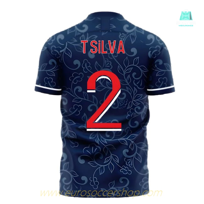 Paris 2025-2026 Home Concept Football Kit (Libero) (T.SILVA 2)