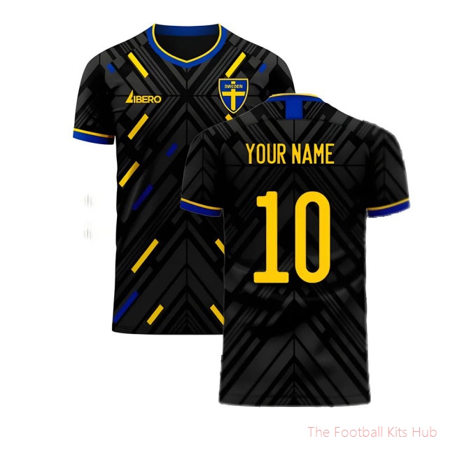 Sweden 2025-2026 Away Concept Football Kit (Libero) (Your Name)