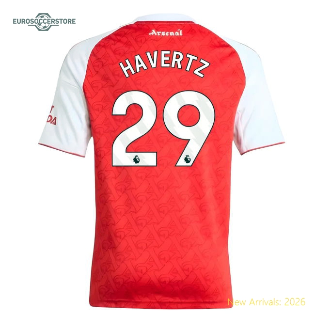 2025-2026 Arsenal Kids Child-friendly Havertz Jersey Climacool