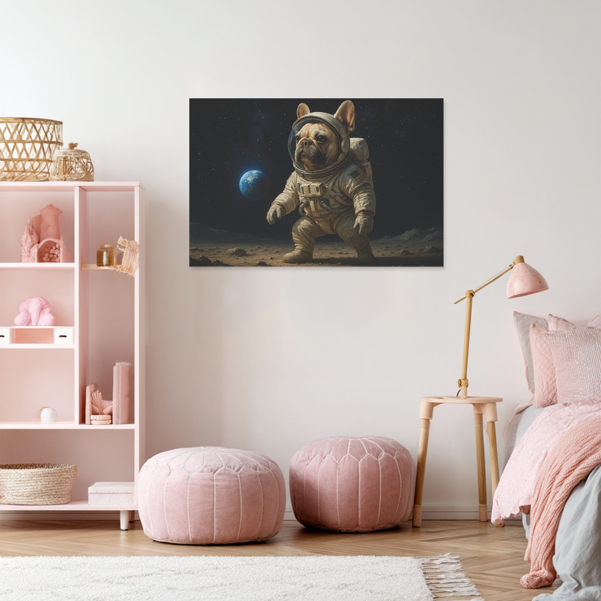 - Dog Owner Adorable Frenchie Canvas Wall Art Outdoor Style | Comfy Fit