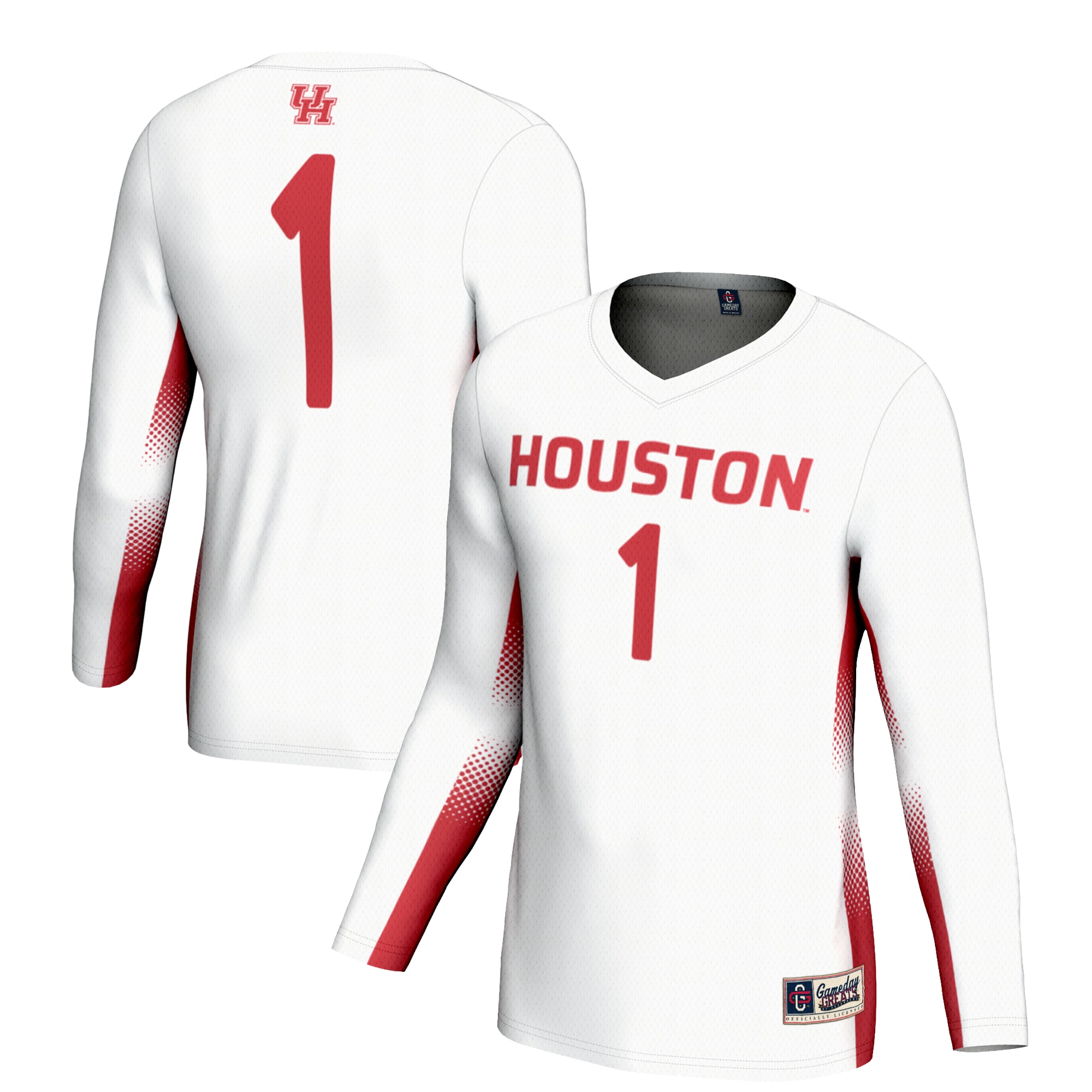 [DDG] Houston Cougars GameDay Greats Youth Lightweight Women's Volleyball Jersey - White