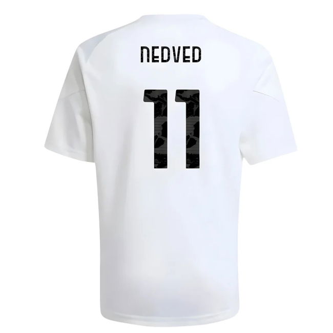 Juve Juventus Training Shirt White Kids Nedved #11 Superior Crafts...