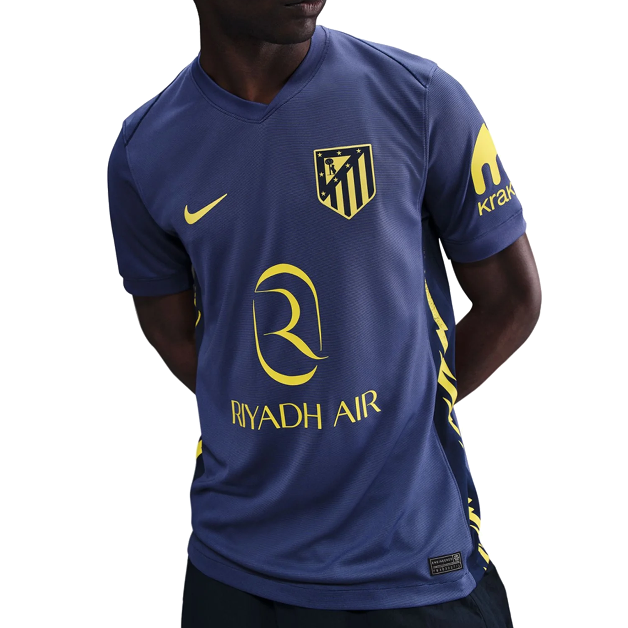 Atlético Madrid Yellow) 2025-2026 UCL Away Jersey – Authentic Shirt
