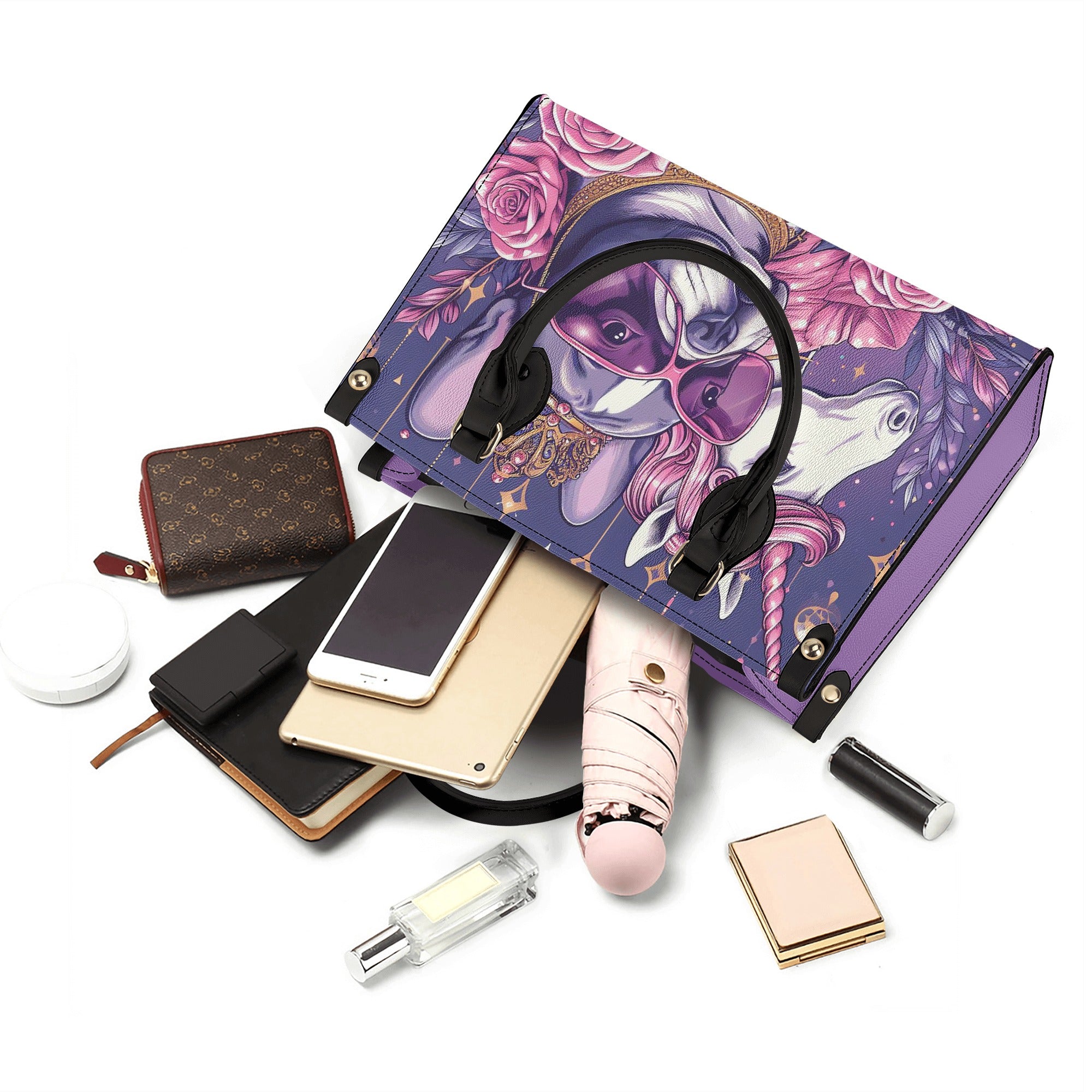 Minimal-Aesthetic Riley - Luxury Women Handbag for French Bulldog Lovers