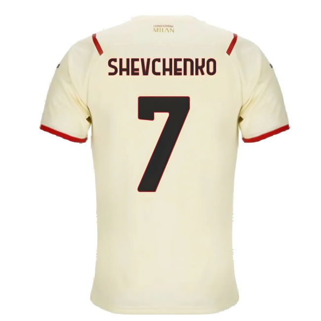 2021-2022 AC Milan Away Shirt (Kids) (SHEVCHENKO 7)