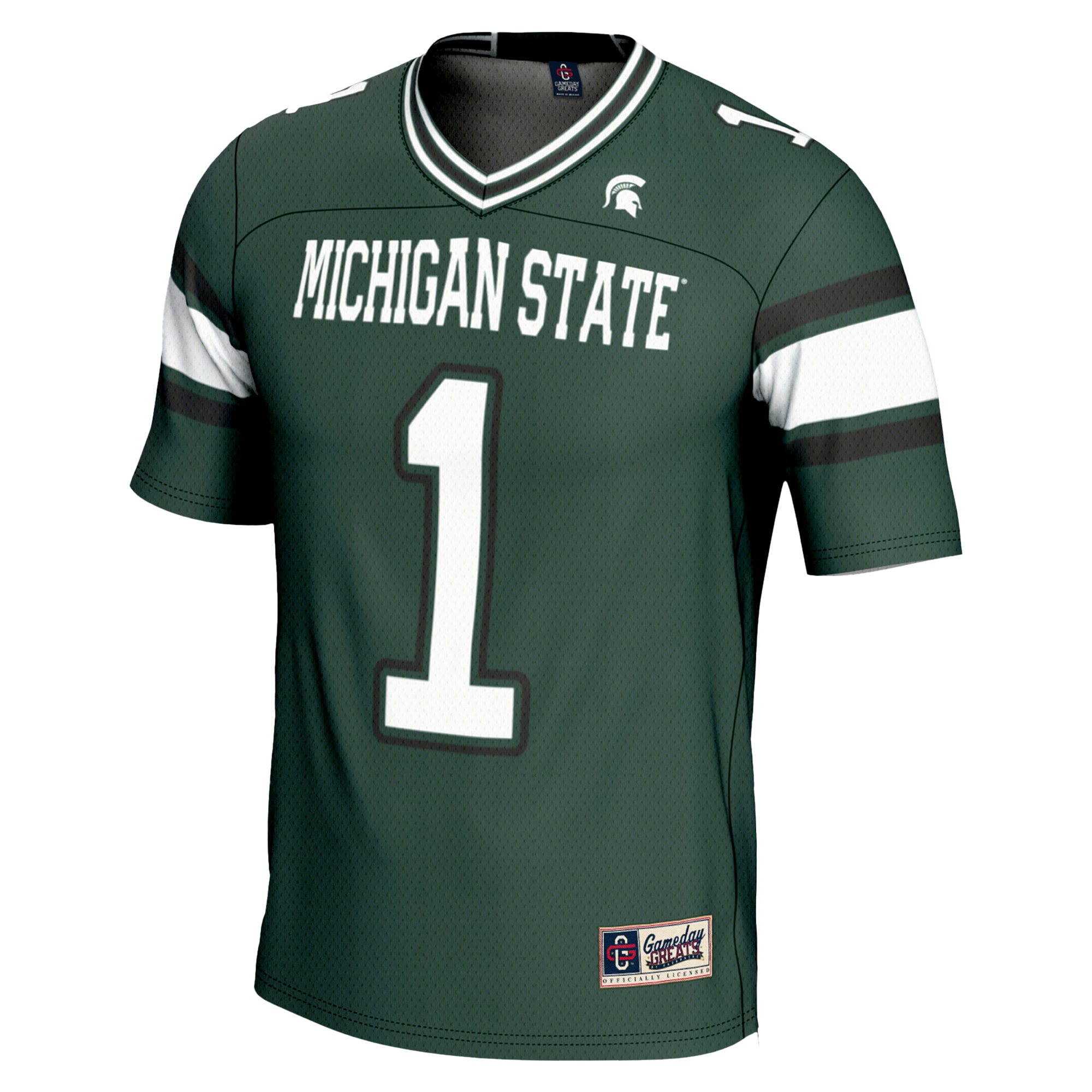 [NJP] Michigan State Spartans GameDay Greats Youth Endzone Football Jersey - Green