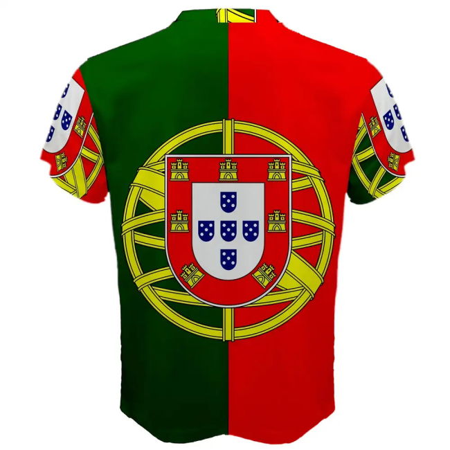 Portugal Coat Of Arms Sublimated Sports Jersey Quality Performance