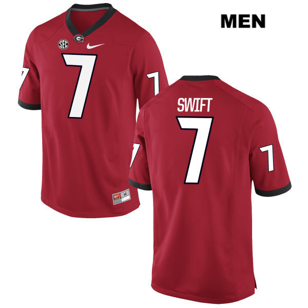 Men's UGA Bulldogs Red 2024 team authorized None #7 moisture wicking