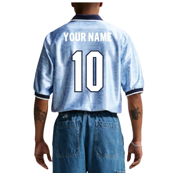 [DDJ] 2026-2027 England Dri-Fit Energy Shirt (Work Blue) (Your Name)