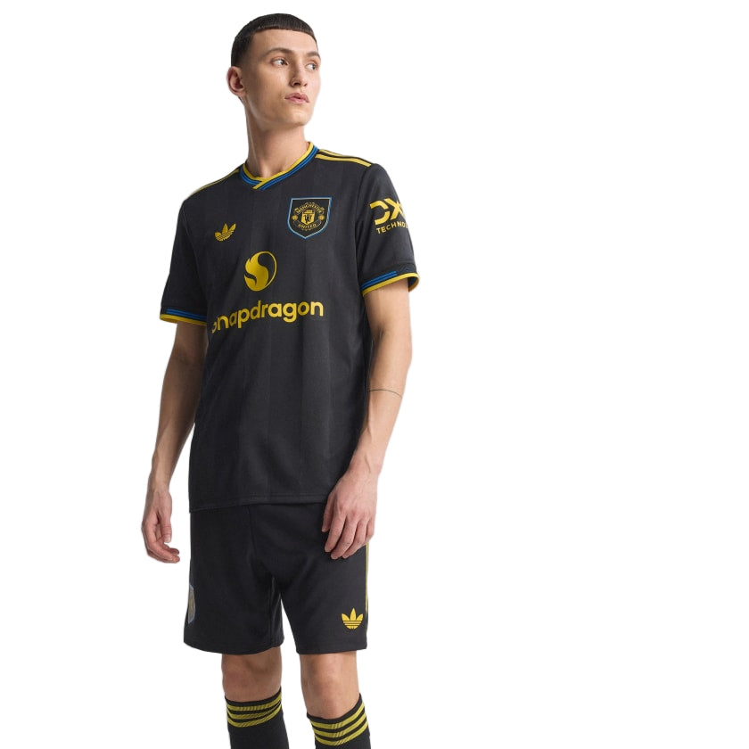 Manchester United Patches 2025-2026 UCL Third Jersey – Authentic Shirt