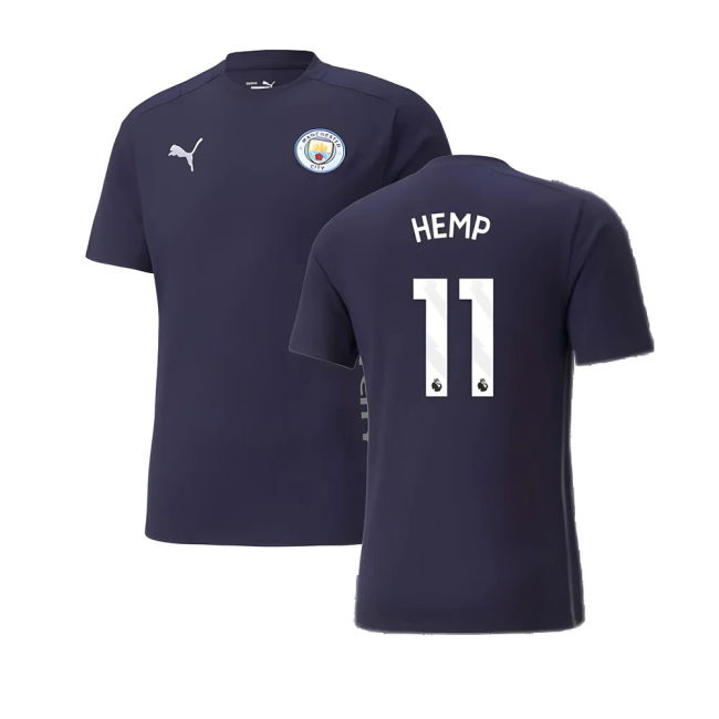 Hemp 11 Genuine Copy Man City Home Supporter Shirt for Adults