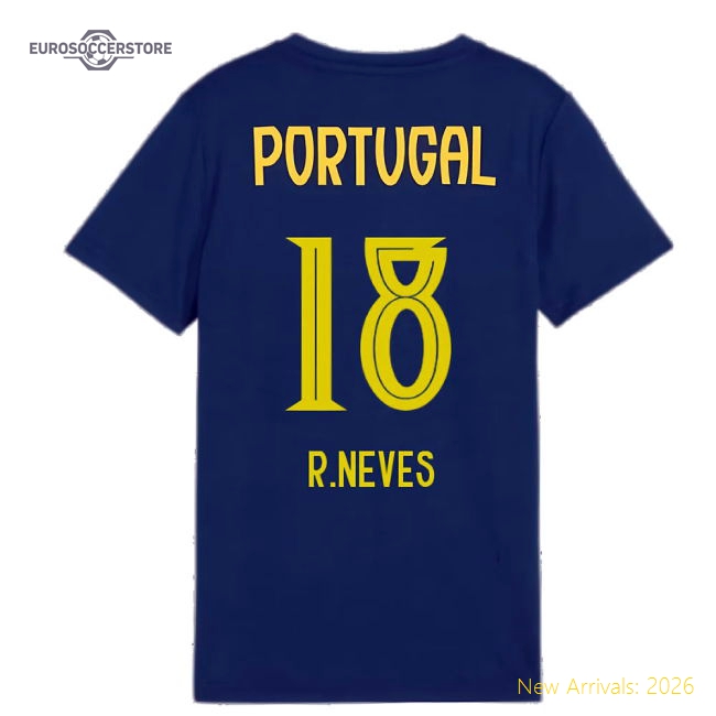 Football Team Kids R.neves Child-friendly Jersey Drycell Stretchy