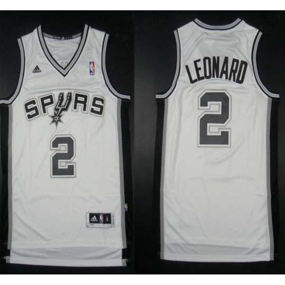 Fan Favorite Classic Men's Spurs #2 Kawhi White Basketball Jersey