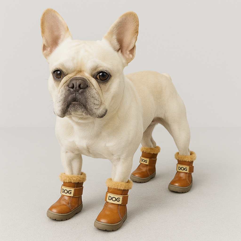 French Bulldog Furstride Warm French Bulldog Shoes – Soft Durable And