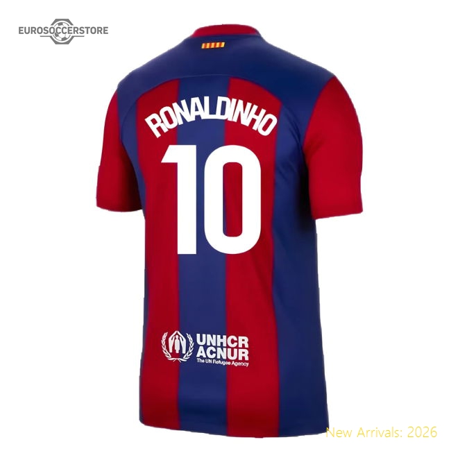 Best-Selling 2023-2024 Barcelona Home Shirt (Ronaldinho 10)