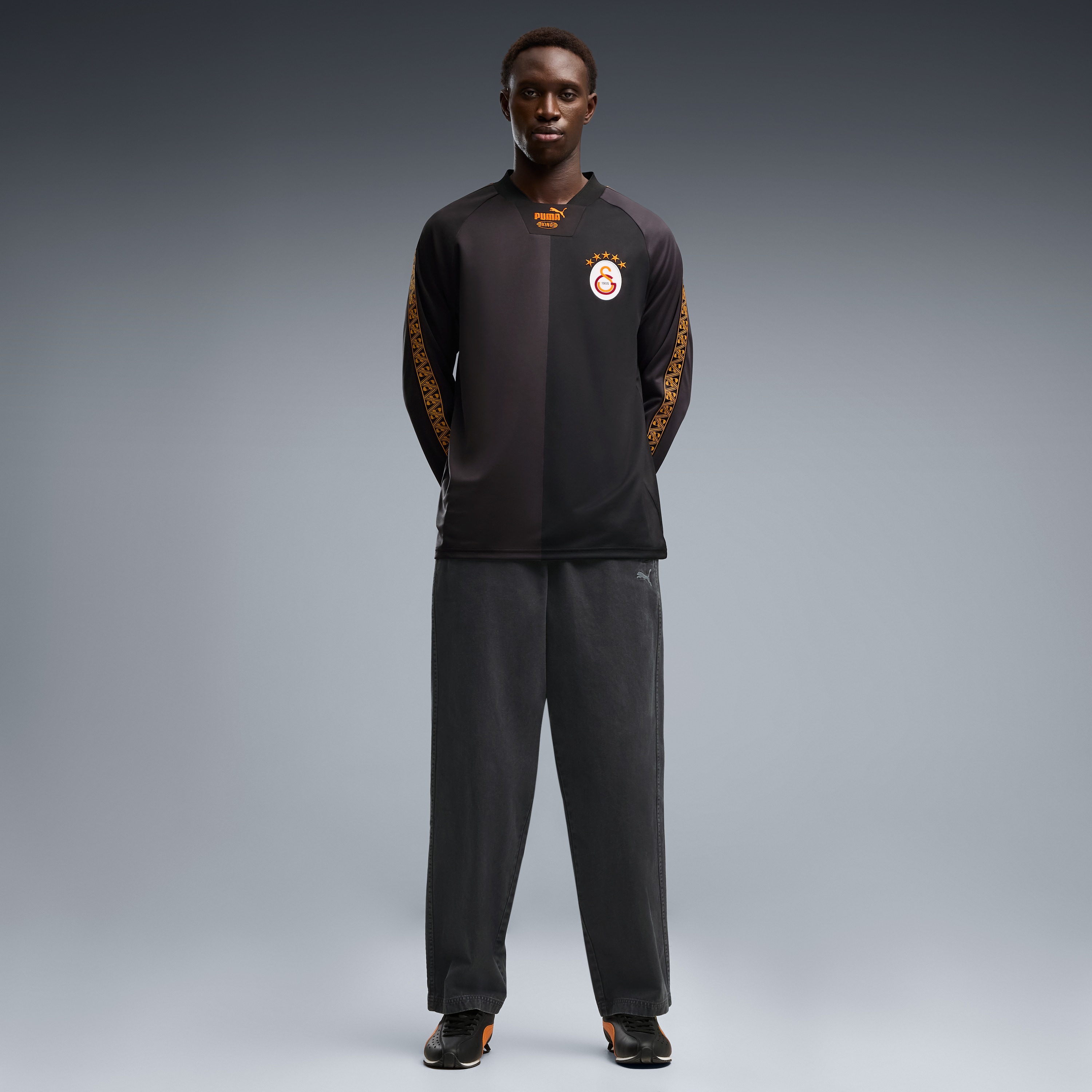 [LK] Galatasaray 2026/27 King Long Sleeve Fashion Jersey - Black