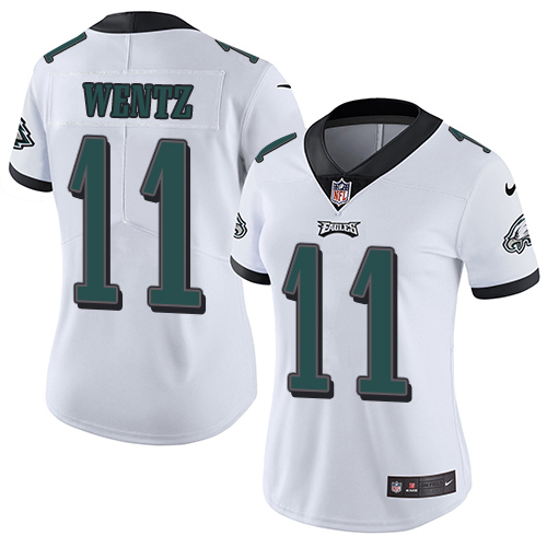 NFL PHI Eagles Carson Wentz #11 White Limited Game Jersey - Premium