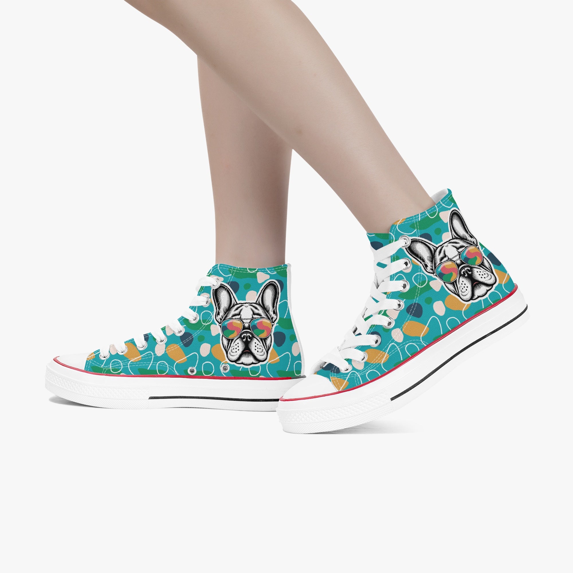 Angel - High-Top Canvas Shoes