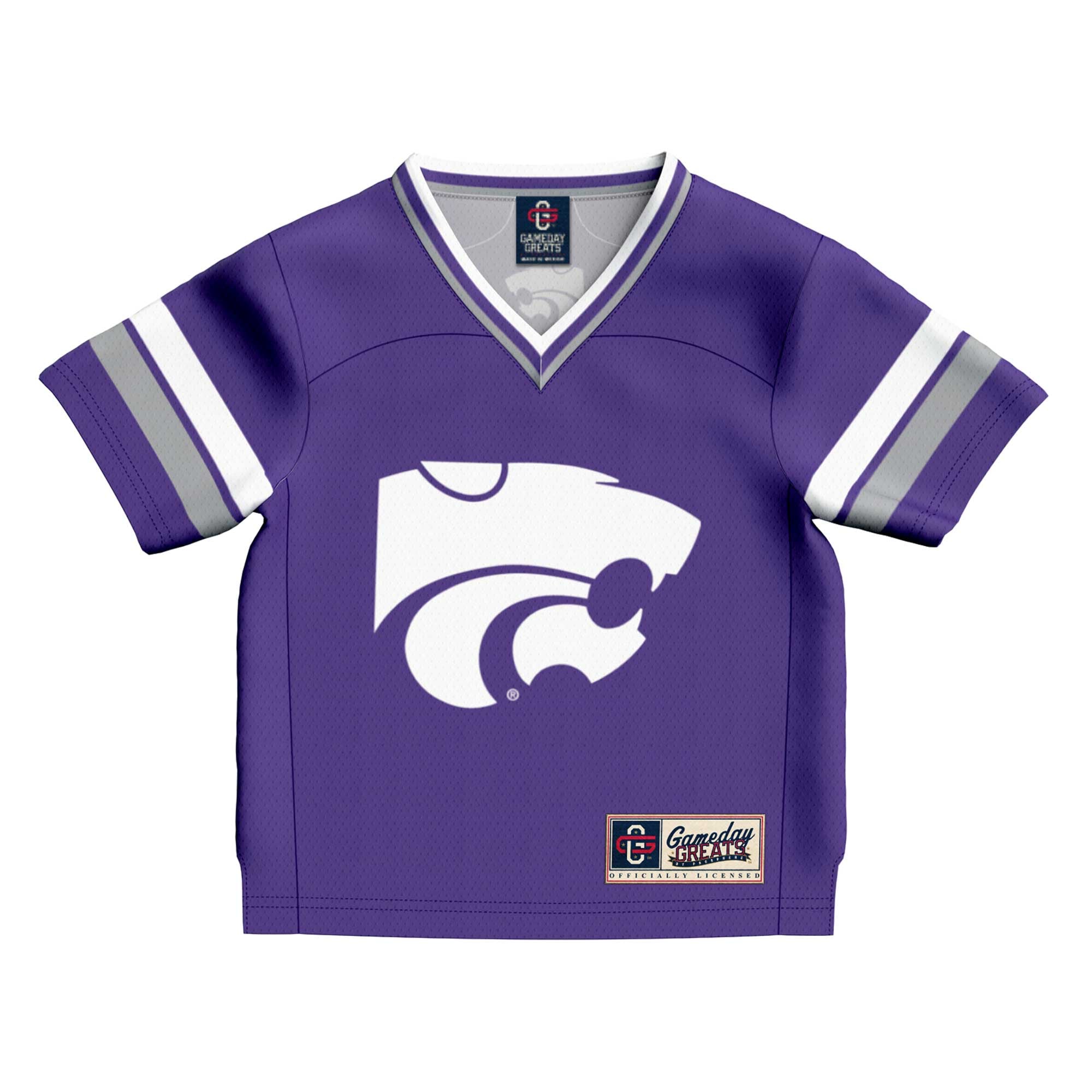 Infant #1 Purple Kansas State Wildcats Collegiate Football Fashion Jersey