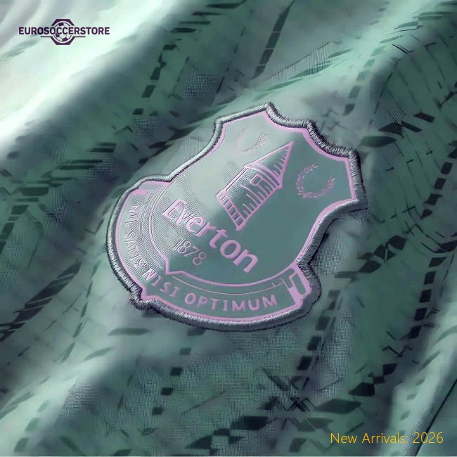 2025-2026 Everton Home Goalkeeper Shirt (Green) - Kids