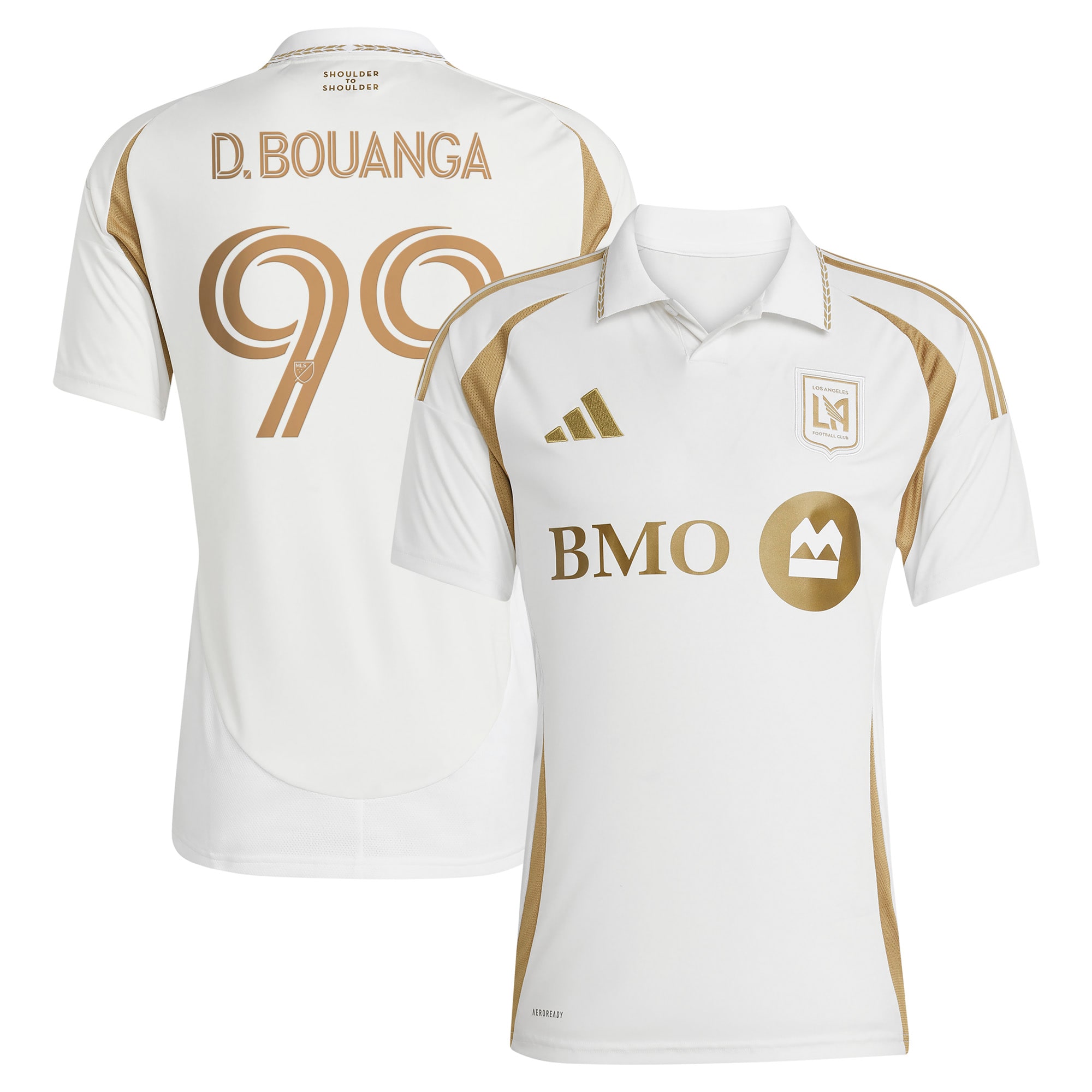 [SJH] Denis Bouanga LAFC 2025 Secondary Replica Player Jersey - White