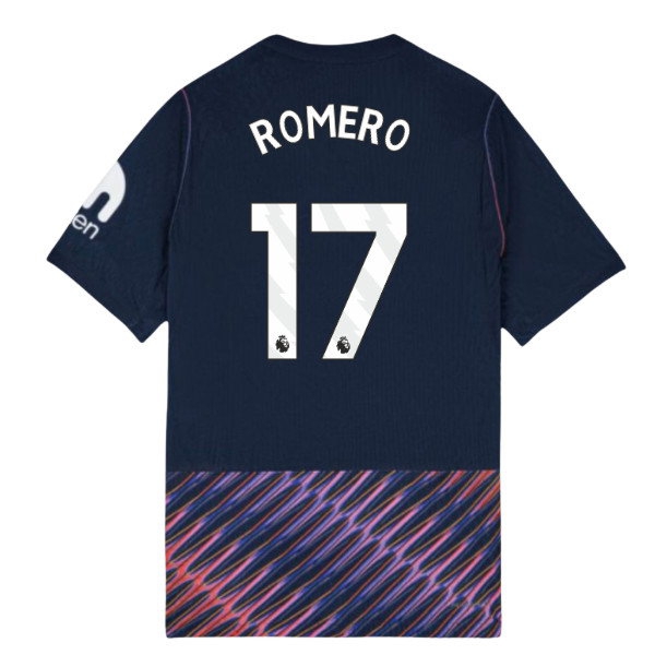 [DDJ] 2026-2027 Tottenham Authentic Aero-Fit Match Away Shirt (Romero 17)