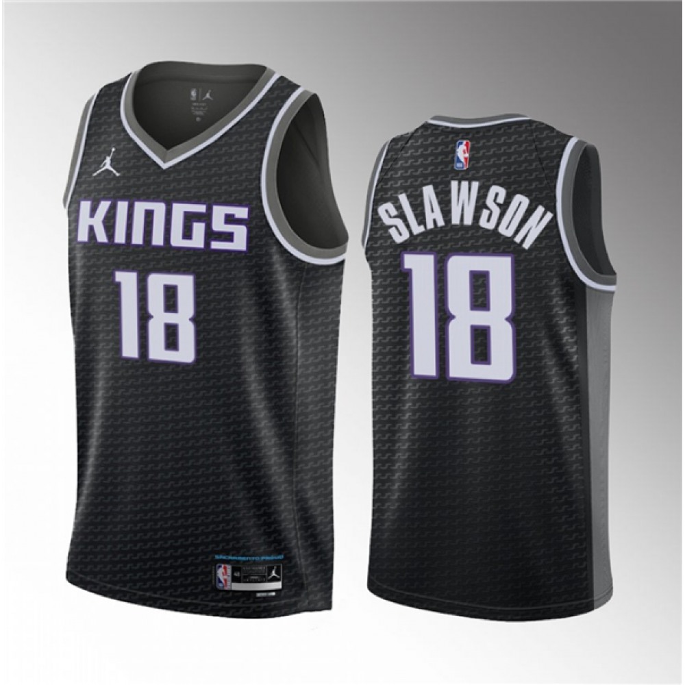 Professional Grade Men's Kings #18 Jalen Black Basketball Jersey