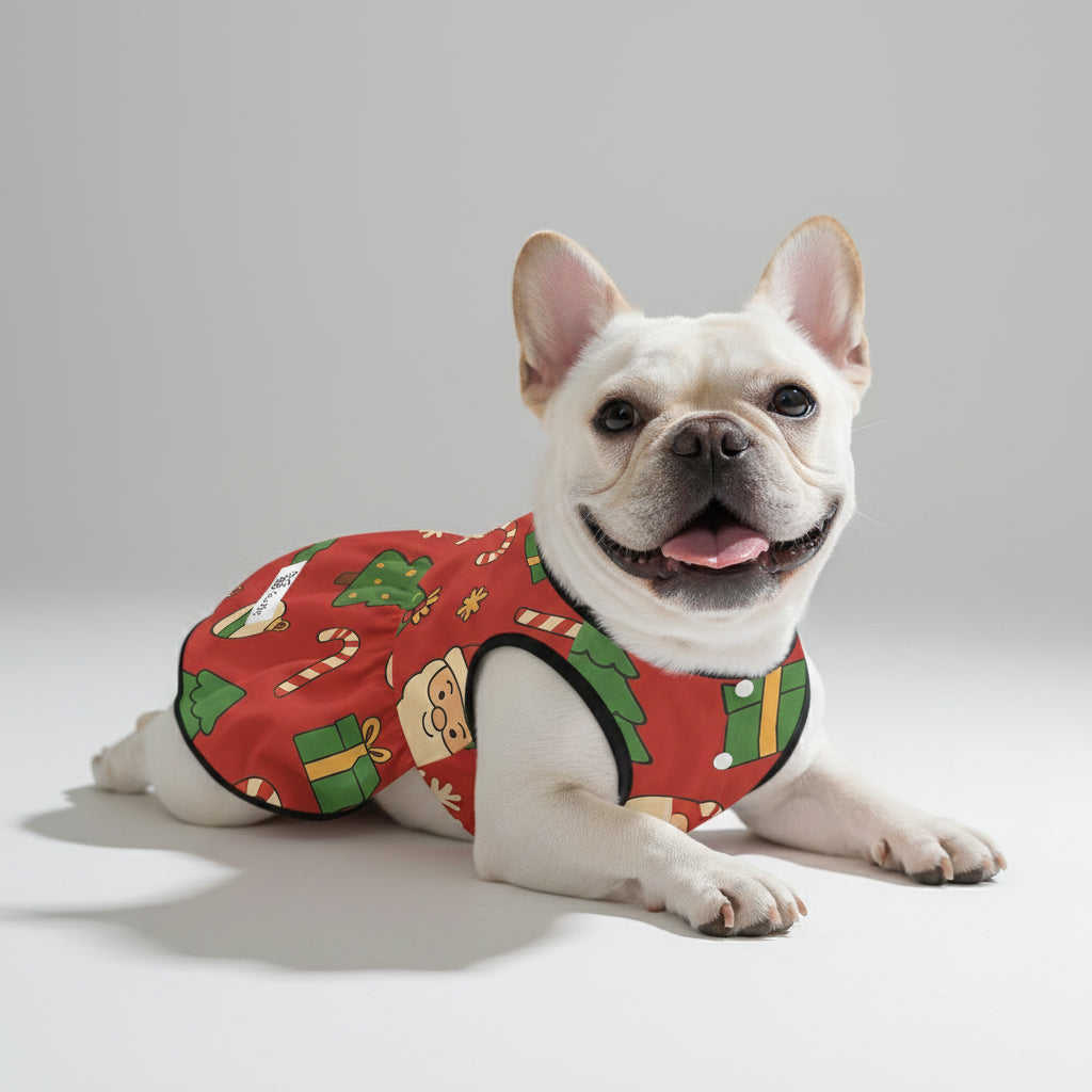 French Bulldog Christmas French Bulldog Dresses For Females Durable Dog Item